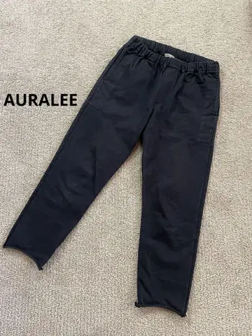 AURALEE 오라리 팬츠 블랙