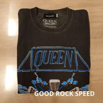 [ GOOD ROCK SPEED ] QUEEN TEE 셔츠 빈티지 가공