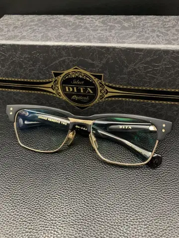 DITA GRAND RESERVE TWO 블랙 골드 프레임 안경