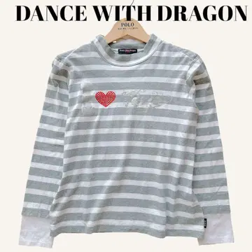 DANCE WITH DRAGON 댄스위즈드래곤 롱T 보더