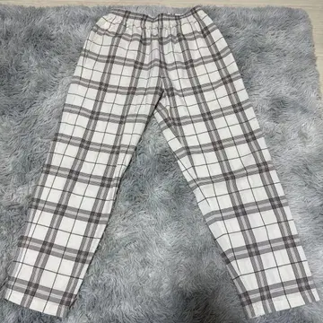 beams 남성용 체크 팬츠