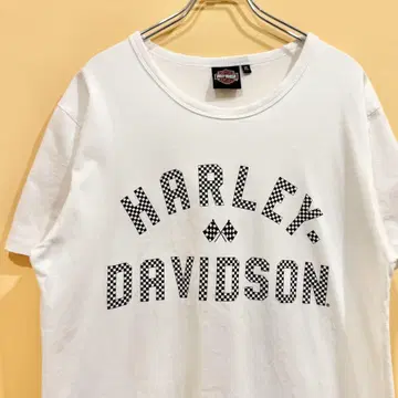 HARLEY DAVIDSON 반팔 T셔츠 화이트 XL