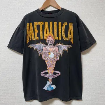 메탈리카 티셔츠 L METALLICA 밴드 티 A432