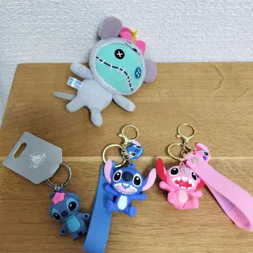 릴로 앤 스티치 스크럼프 인형옷 봉제 인형 키체인 묶음 판매