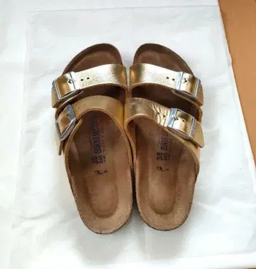 BIRKENSTOCK 애리조나 골드 38 24.5cm