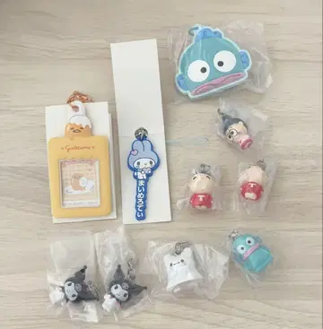 미사용 새상품 산리오 가챠 묶음 판매 메지루시 참
