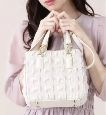 JILL by JILL STUART 2way 숄더백 화이트