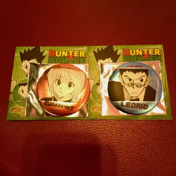 HUNTER x HUNTER 데컬렉션 캔뱃지 크라피카 레오리오 1