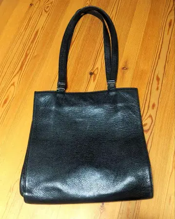 Jean Paul Gaultier 블랙 가죽 숄더백 고티에