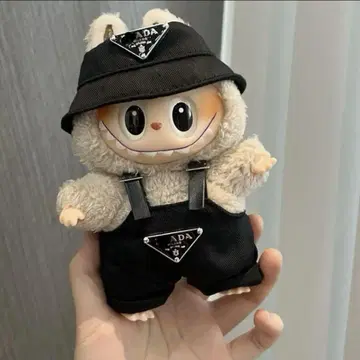 LABUBU 라부부 의류 2점 세트 블랙 솜인형 옷 갈아입히기