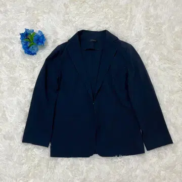 a.v.v 테일러드 자켓 다크 네이비 스트레치 소재 오피스 캐주얼