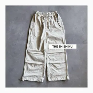 [인기 컬러] SHISHIKUI PARACHUTE PANTS CREAM