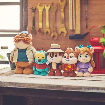 봉제 인형 stanDs 칩과 데일의 대작전 레스큐 레인저스