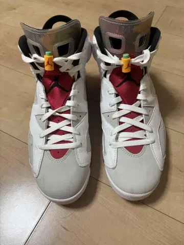 Air Jordan 6 화이트/레드/그린
