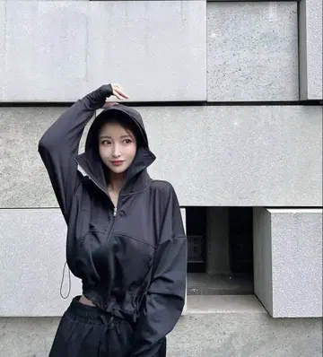 차광 후드티 시이쨩 메쉬 없음