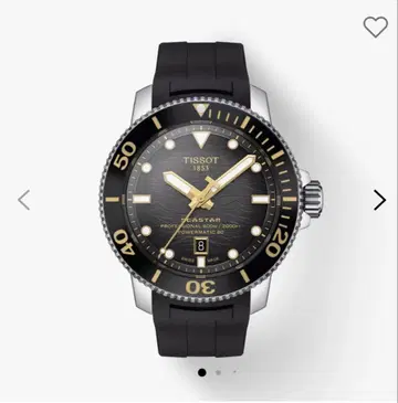 TISSOT PRC 200 오토매틱 손목시계 블랙/골드 컨디션 최상