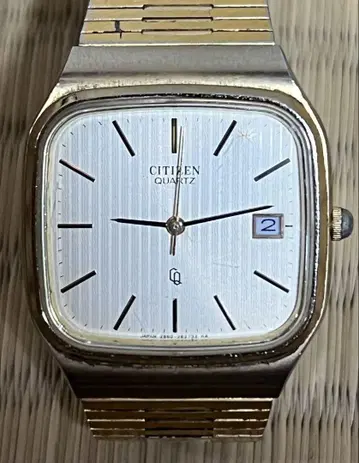 CITIZEN 쿼츠 시계 실버 골드