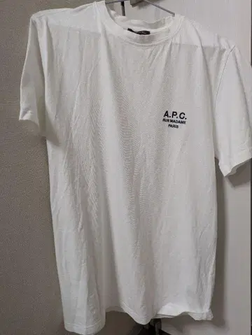 A.P.C. 화이트 티셔츠 M 사이즈
