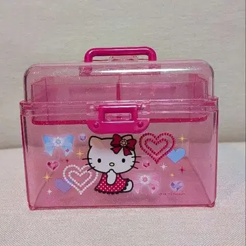 새상품급 레어 헬로키티 미니 클리어 BOX