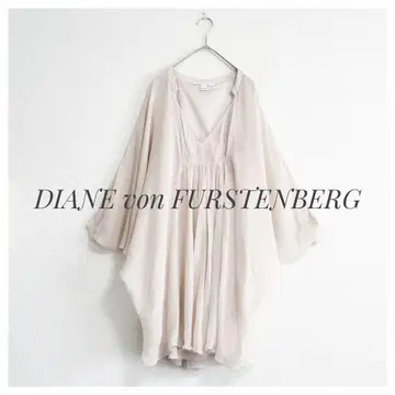 DIANE von FURSTENBERG 실크 쉬폰 파티 원피스