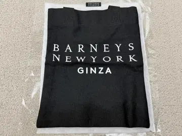 [미사용 새상품] BARNEYS NEW YORK 로고 토트백 GINZA
