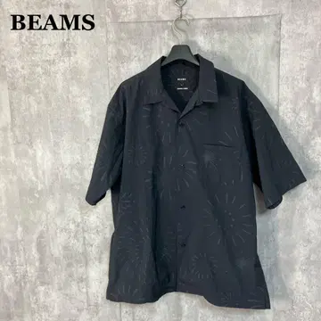 BEAMS 루즈핏 알로하 셔츠 L