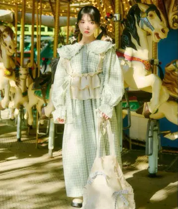 레트로 멀티 웨이 프릴 뷔스티에 SET 원피스