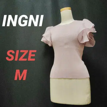 INGNI 잉그 컷소 프릴 소매 핑크 여성용 M