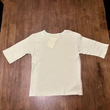 [미사용품] MEYAME RIB HALF-SLEEVE TEE