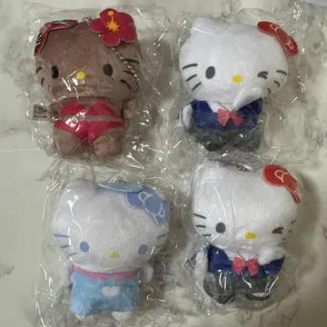 키티 봉제 인형 볼체인 갸루 헬로키티 가챠 산리오