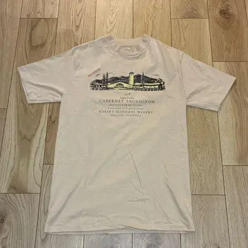 Hanes 90년대 usa 와인 산지 나파 밸리 라벨 tee BEEFY