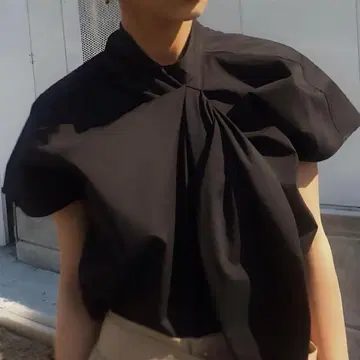아메리빈티지 AMERI VINTAGE 턱 보우타이 블라우스 셔츠 한정