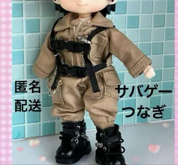 오비츠11 점프수트 서바이벌 게임 의류 카키 넨도로이드돌