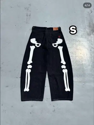 9090 Bone Rigid Denim Pants size S