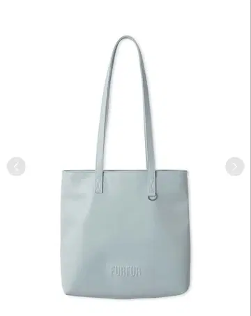 FURFUR 엠보싱 로고 토트백 M SAX