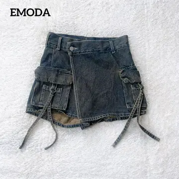 EMODA 에모다 카고 랩 숏팬츠 25ss 갸루 y2k