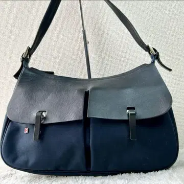 구하기 어려움 BALLY 발리 숄더백 B 로고 블랙 네이비