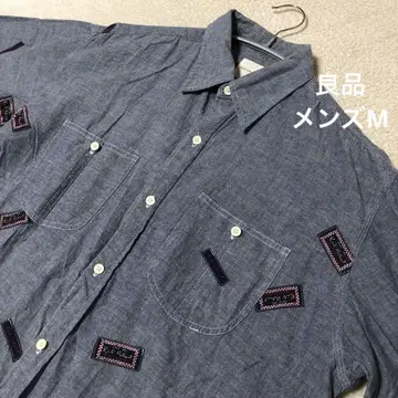 칼 헬무트 반팔 셔츠 대량 와펜 그레이 남성용 M 핑크하우스