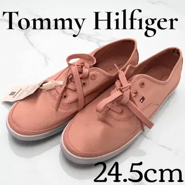 Tommy Hilfiger 핑크 스니커즈 24.5cm 심플 귀여운
