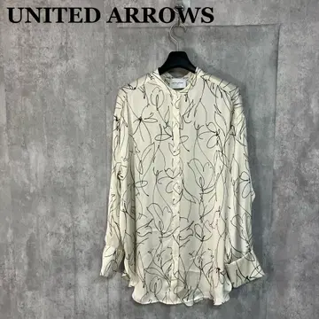 UNITED ARROWS 일본제 올 패턴 블라우스