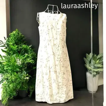 lauraashley 로라 애슐리 린넨 슬리브리스 원피스 11호