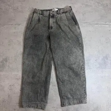 Evisen 에비센 스케이트보드 배기 팬츠 그레이 M 스트릿