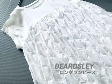 BEARDSLEY 비어즐리 도트 립플 원피스