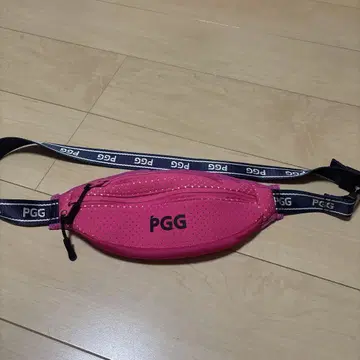 PGG 핑크 바디백 웨스트 파우치