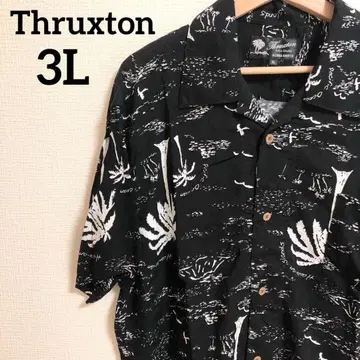 Thruxton 알로하 셔츠 블랙 3L 남성용