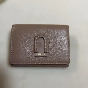FURLA 3단 폴더형 지갑 브라운