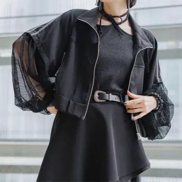 HARE 메쉬 절개 트랙 재킷