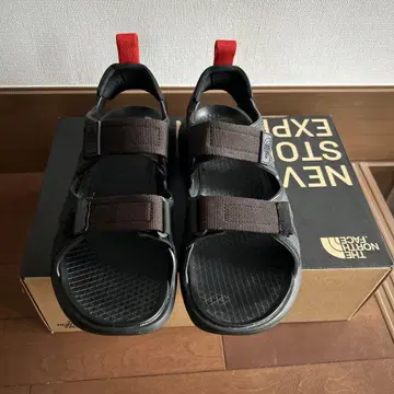 THE NORTH FACE 스포츠 샌들 블랙/레드