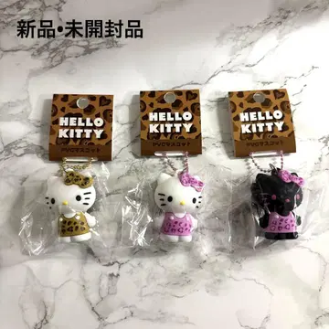 키티 레오파드 무늬 키링