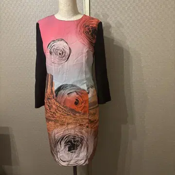 MOSCHINO CHEAP AND CHIC 꽃무늬 원피스 M~L 새상품급